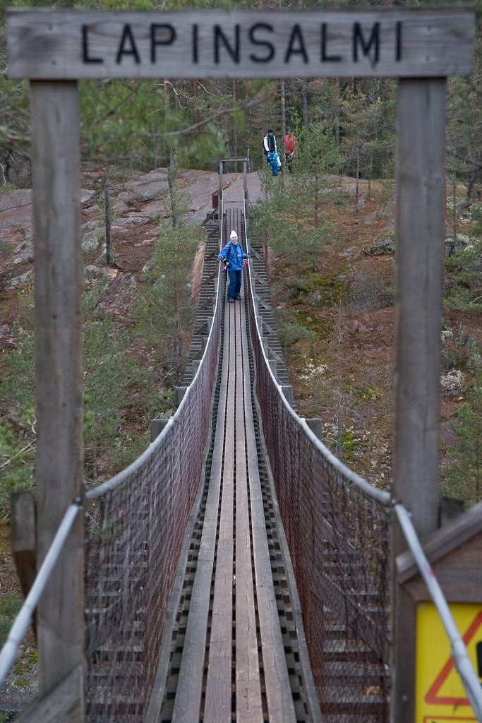 Lapinsalmi suspension bridge @ Repovesi National Park by Miika S