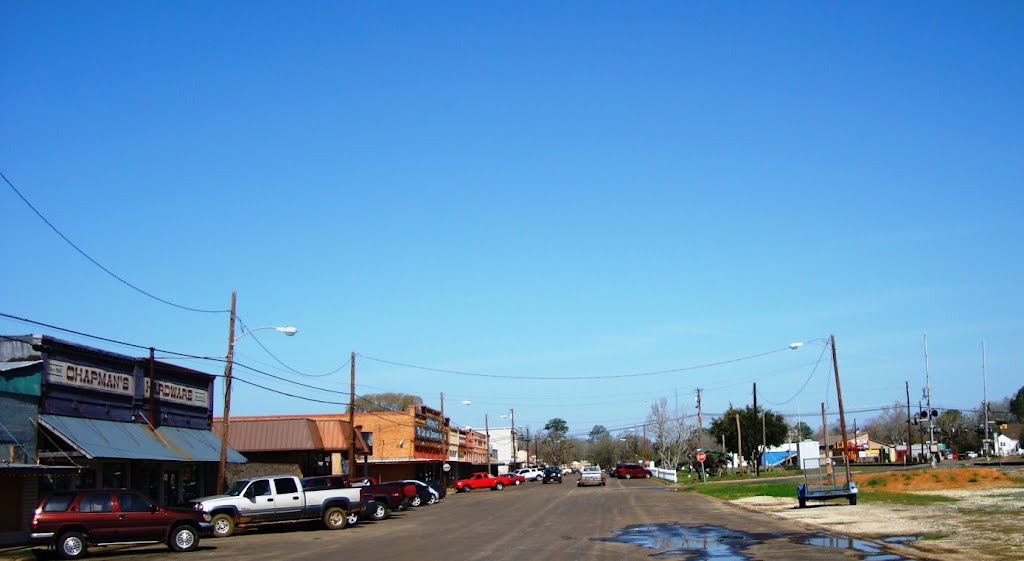 Main Street Grapeland, Texas by bwr