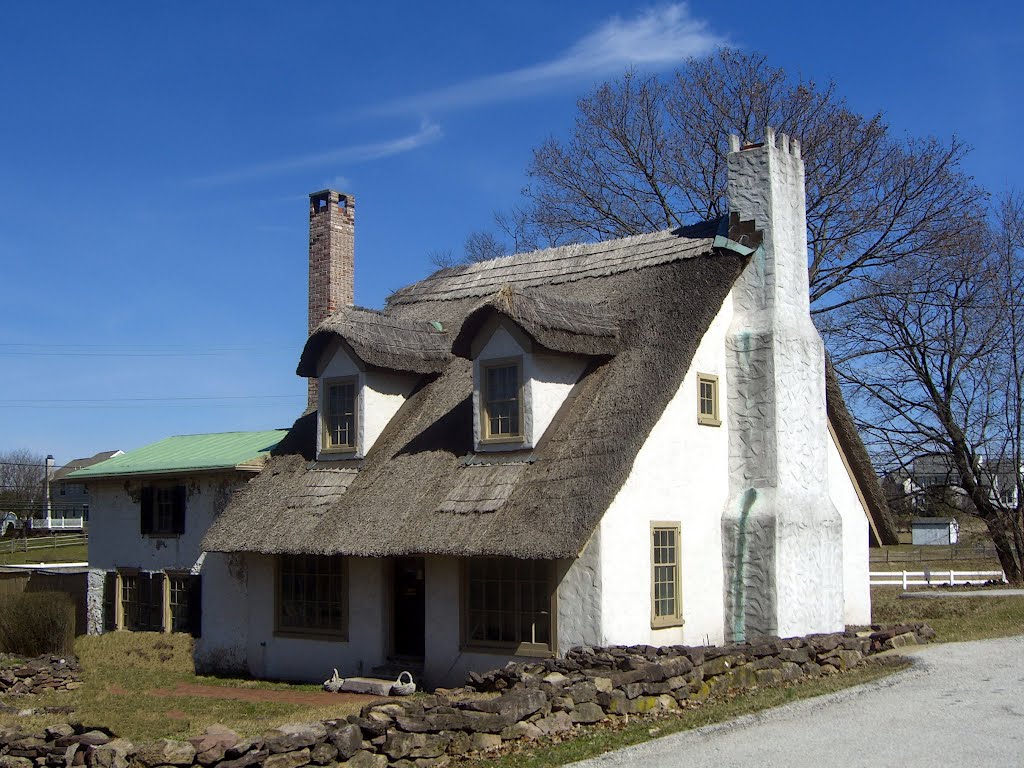 Thatched Roof House by Cleo McCall