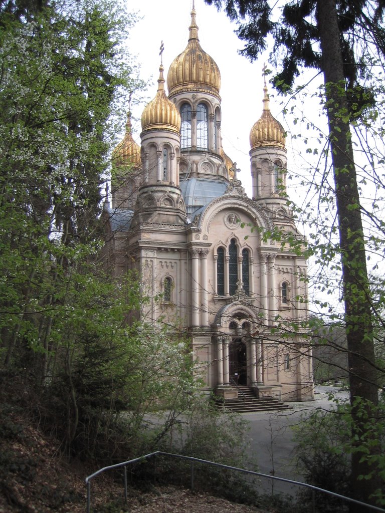 Russian Orthodox Church on the Neroberg (built in 1848) by Anthony Marais