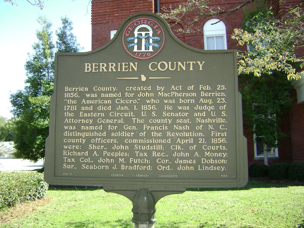 Berrien County Historical Marker by mriveraz