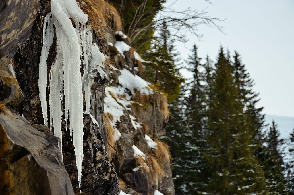 Avoriaz - France - Ice stalagmites by Jack Koning