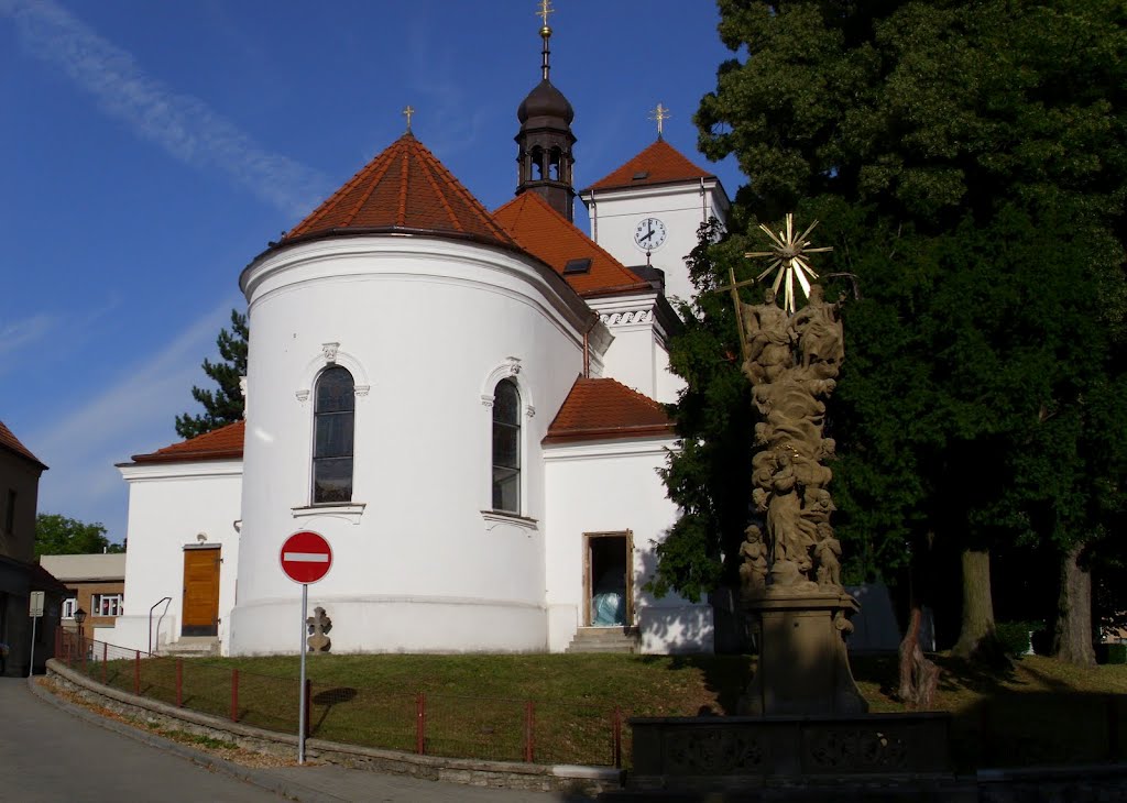 Brno-Líšeň, kostel, Kirche, church by aarauer