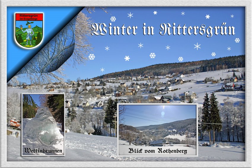 Winter in Rittersgrün by Martin Planitzer