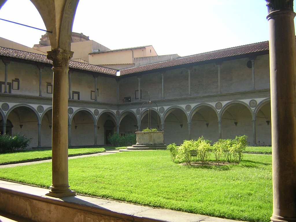 Firenze, Santa Croce (Chiostro) by Giuseppe Faggioni