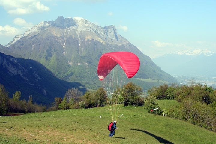 Décollage parapente, Montlambert by Jos_S