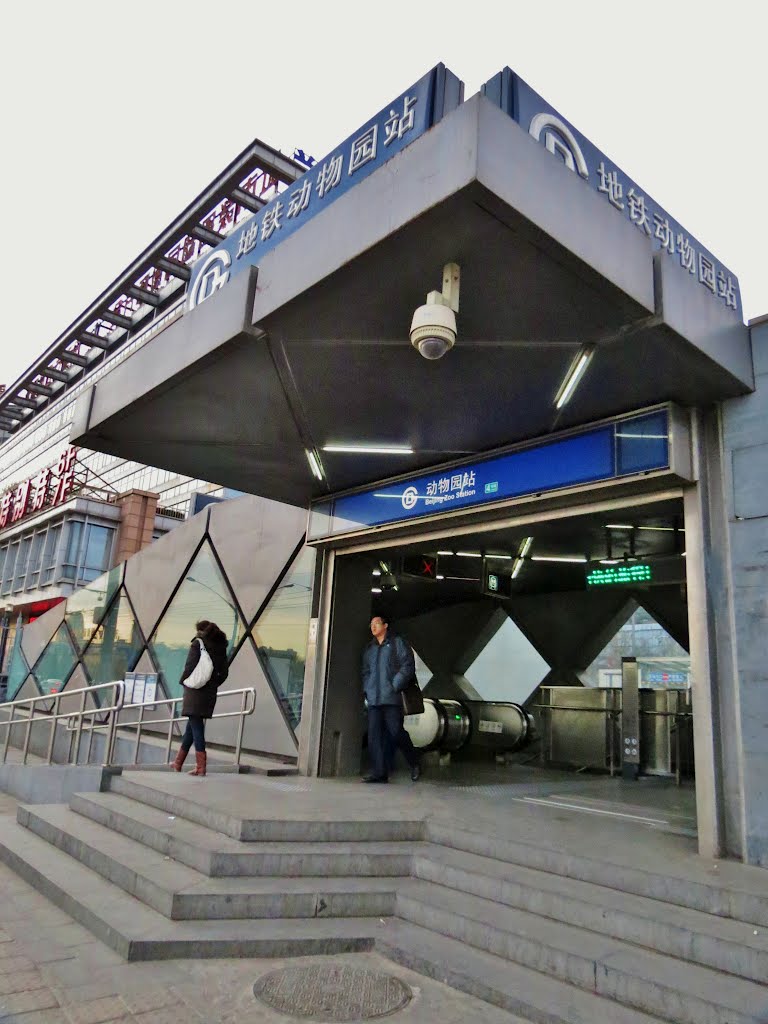 地鐵動物園站 Zoo Metro Station, Beijing by Peter Mok