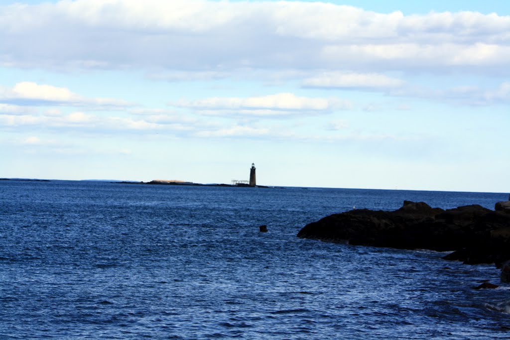 Ram Island Ledge Light. Casco Bay, Maine. by MementoMori