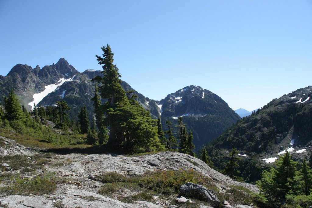 Above little Jim Lake looking east south east by Leon Levasier