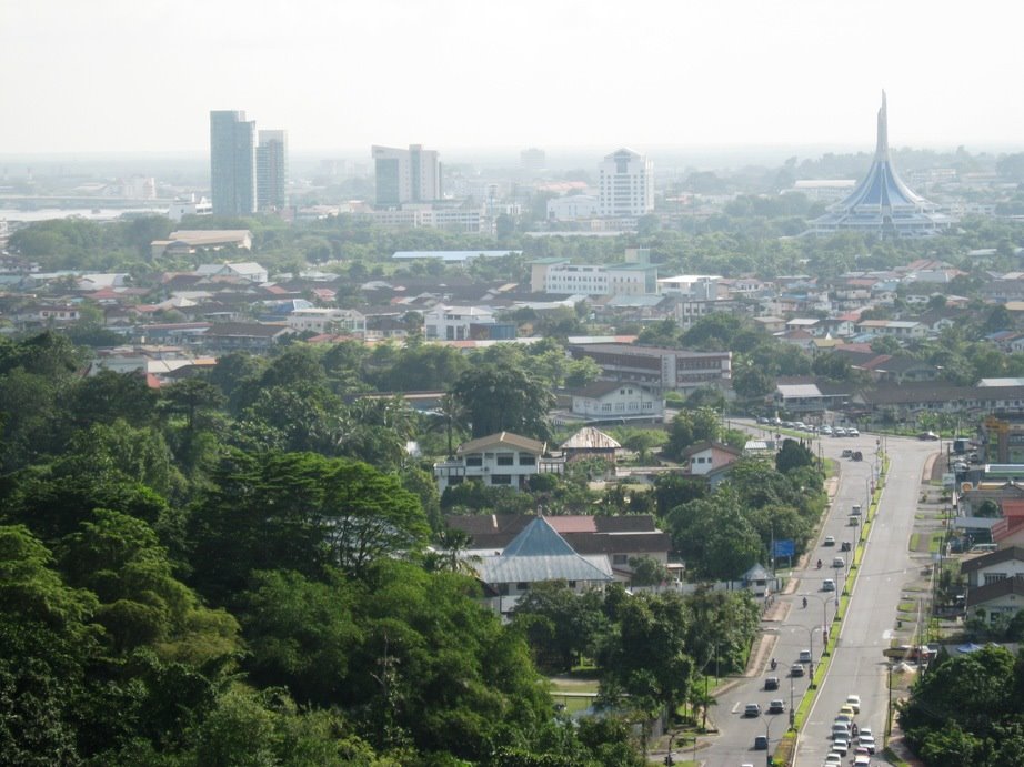 Kuching skyline taken from City Tower by netaholic