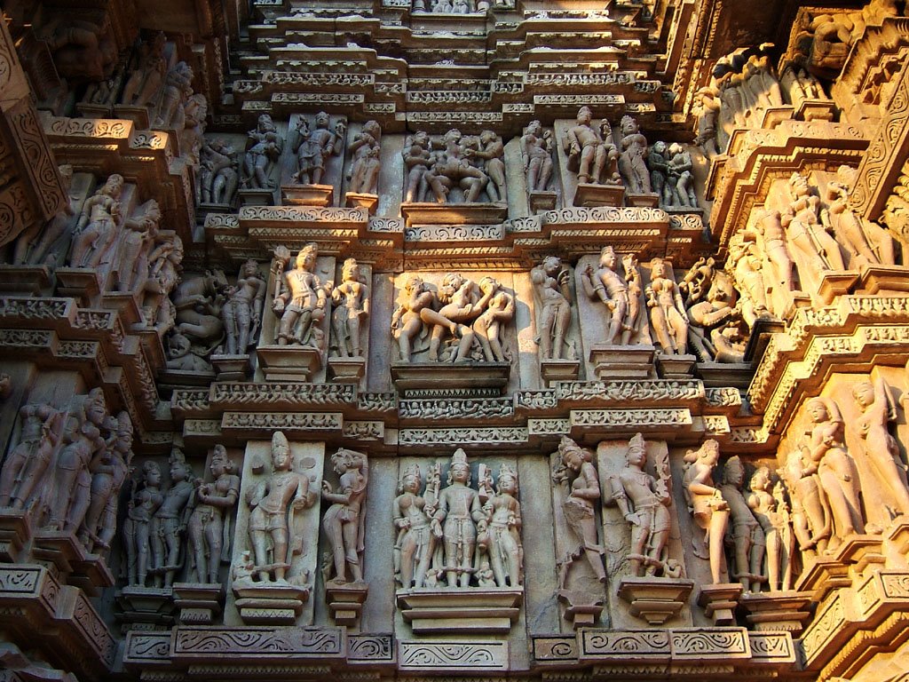 Khajuraho-Vishvanath-Sculptures of the Wall by imagine.asia