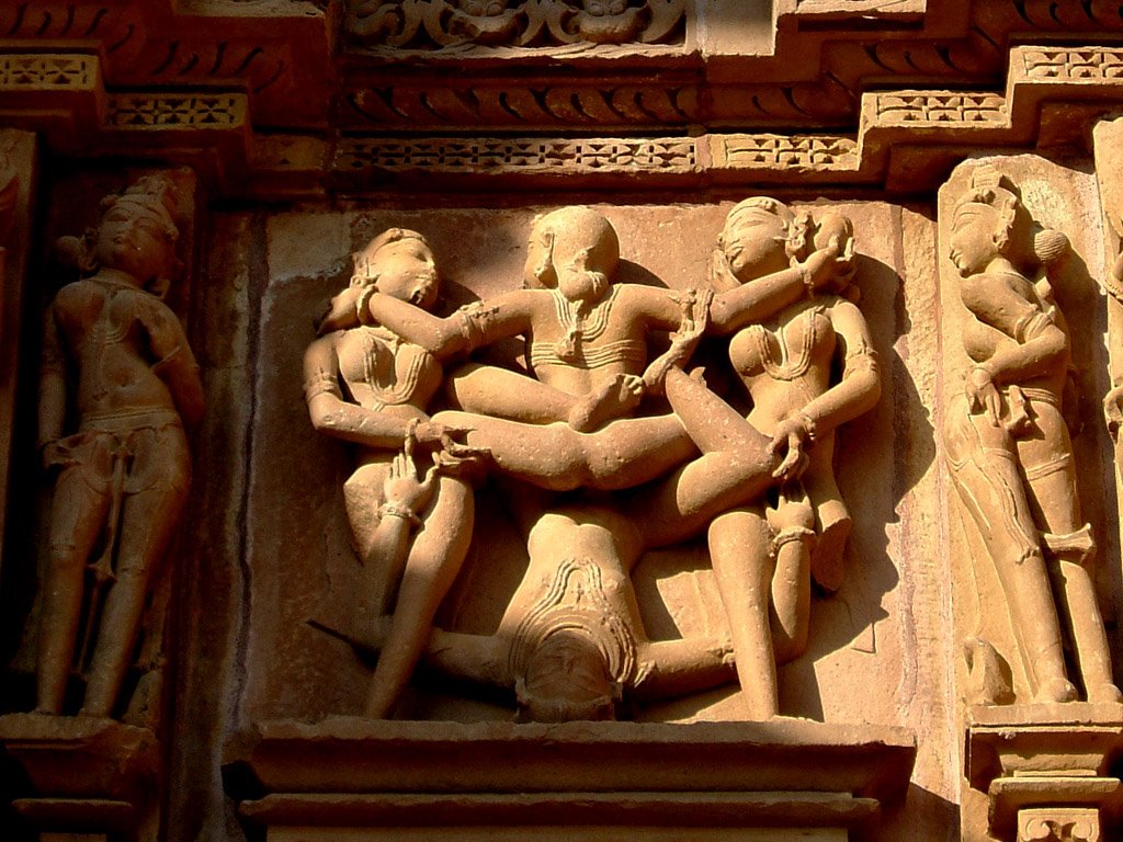 Khajuraho-Erotic Sculptures-1 by imagine.asia