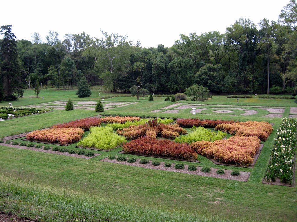 Garden at Hampton Mansion, Baltimore, MD by Andy Romanofsky