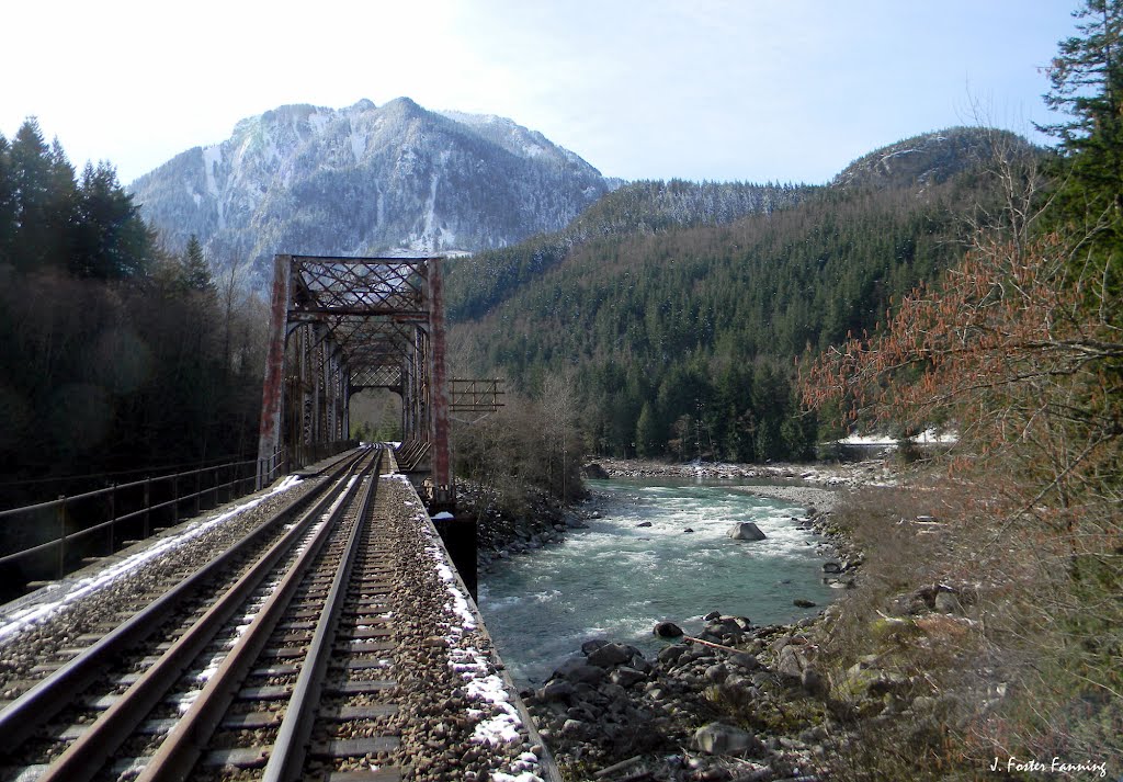 Skykomish River, North Cascade Mountain Range by Foster Fanning