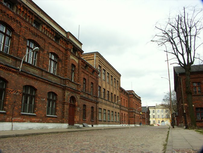 Ksiezy Mlyn Industrial District in Lodz - Grammar School by Bolek Rosinski