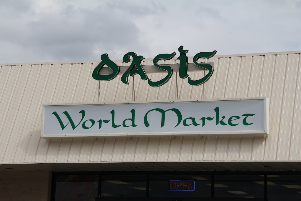 Oasis World Market Sign by jonmac33