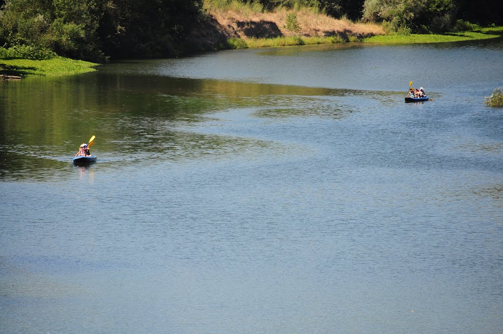 Russian River @ Front Street in Healdsburg by NadoHeinz