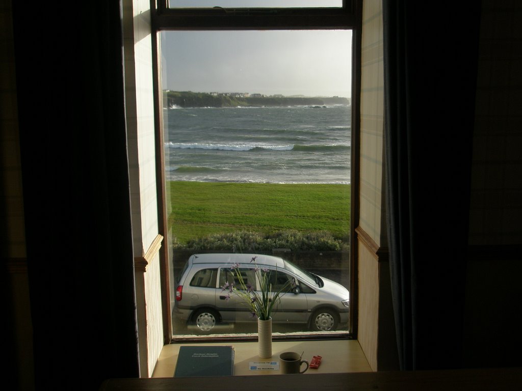 View from a window of PortRush by kiccux