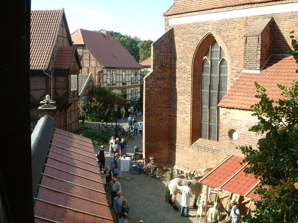 Historischer Markt an der Marienkirche by Ronald Steinig