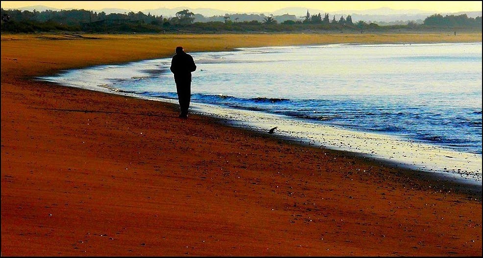 Reggel a parton / Morning on the beach by B.Csortos