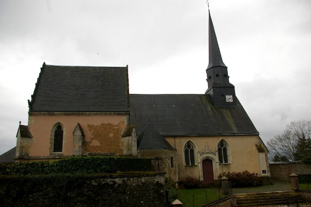 Église Notre Dame de Beaumont les Autels by Jean-Paul Dominique BERTIN