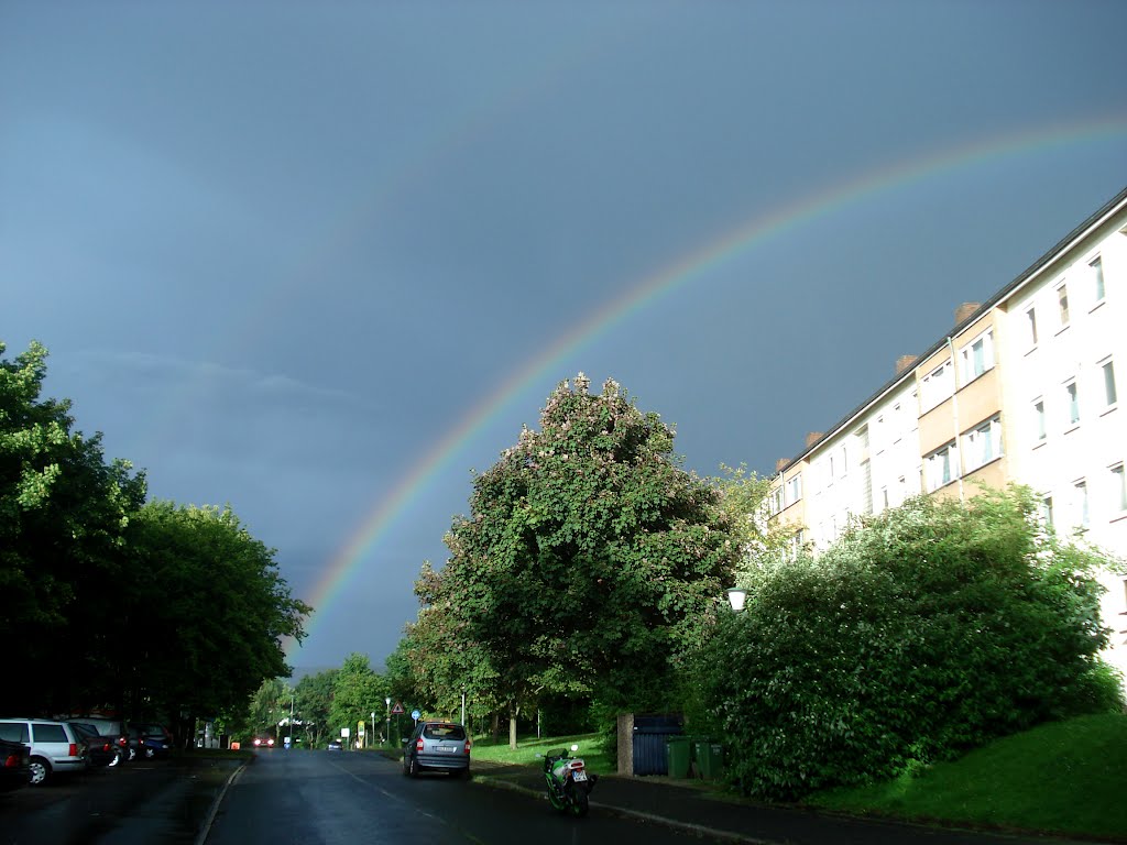 Regenbogen über der Weserstrasse by gretaostinata