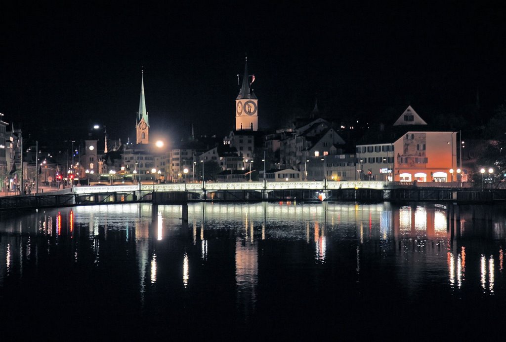 Zurich at night by Yuriy:)Chulkov