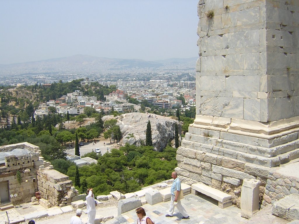 View from Akropolis to Areopag (Greece), summer 2006 by rdaniel