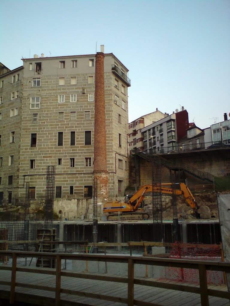 Obras al lado del barbaña by teodiga