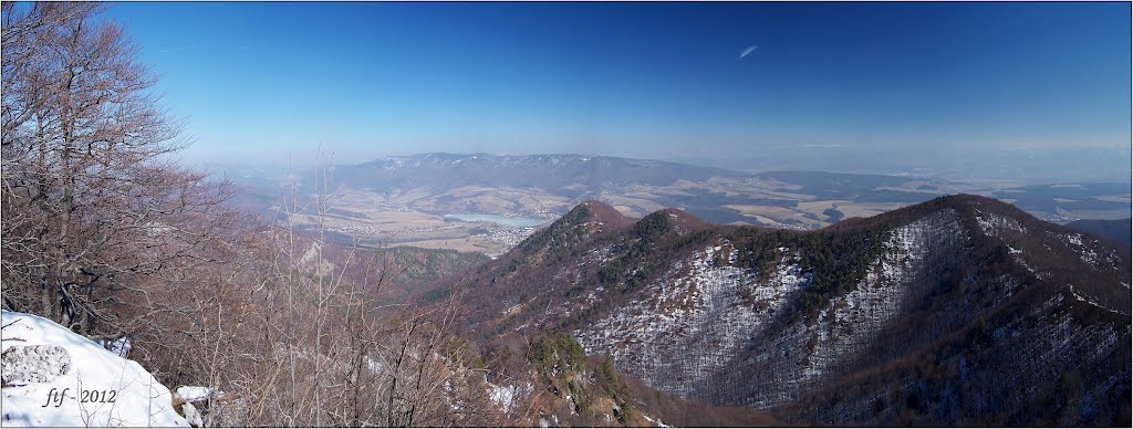 Nitrianske Rudno z Rokoša -panorama by TONY FODORA