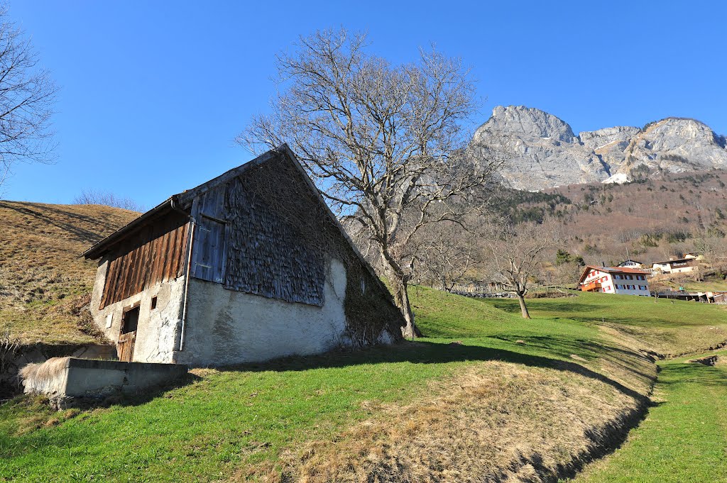 Oberhalb von Sargans - im Hintergrund der Gonzen by Der_Allgaeuer