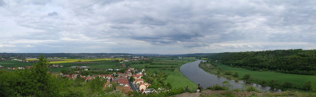 Blick von der Bosel nach Sörnewitz 05/2004 by hillman34