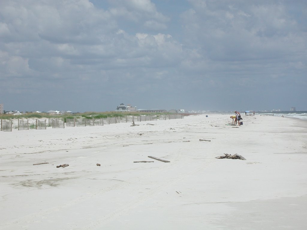 Fort Morgan Beach Side by Kelly O. Smith