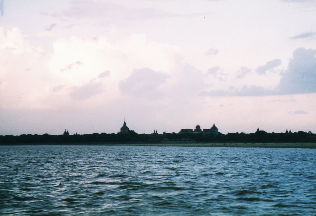 Bagan from Irrawaddy 2 by lukexmartin