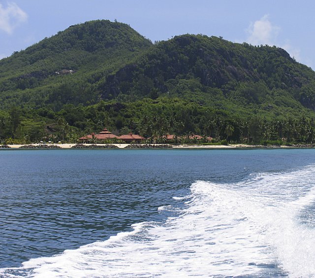 Seychelles - Sainte Anne Island - The look back from Boat by td-heere