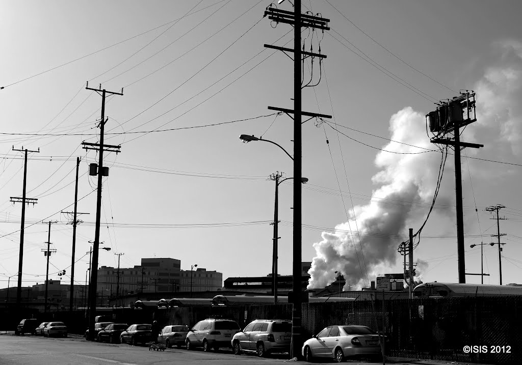 Still Smokin' - California Drop Forge - Men's Jail in back. by Easy Street Images ©