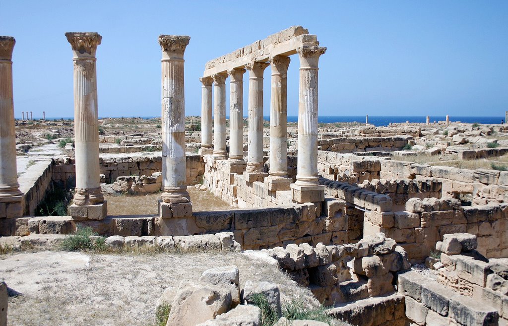 Sabratha - Roman baths by Cottius