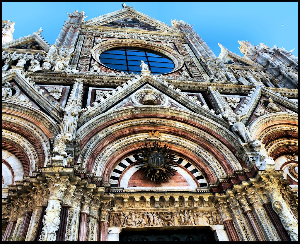 Facade of Siena Cathedral..© by leo1383 by leo1383