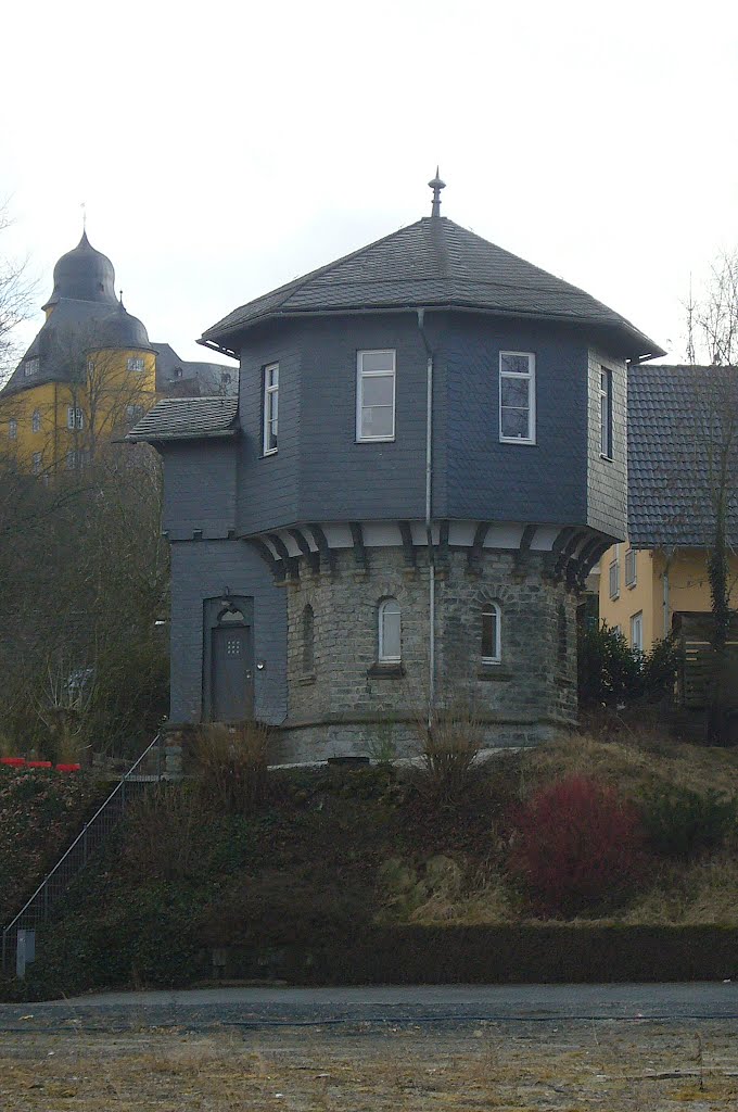 Alter Wasserturm/Wohnhaus, Werkstraße, Montabaur by Dieter Wick