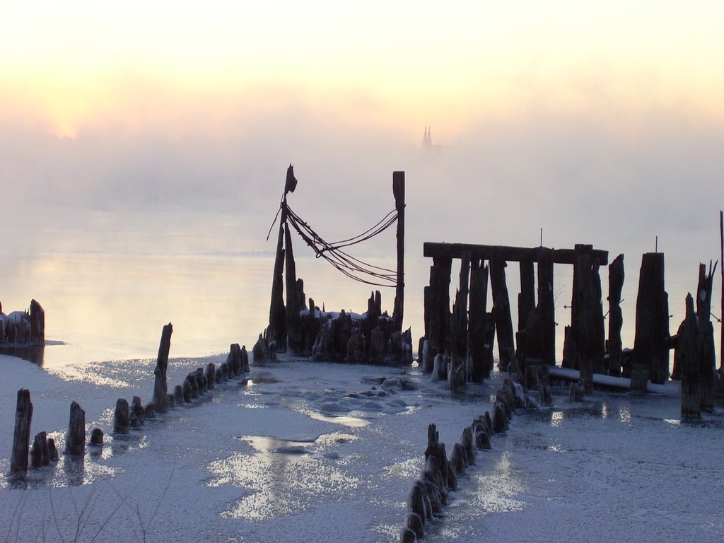 Looking Towards Ogdensburg N.Y. by wallyb