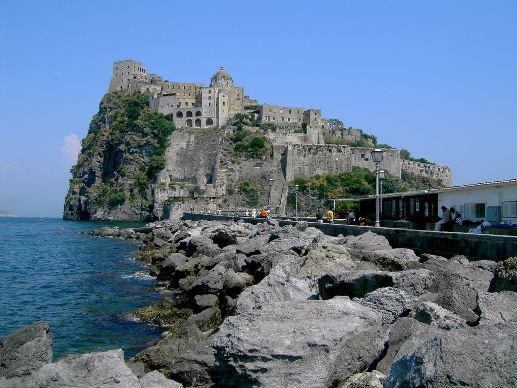 Ischia -Porto, 'Castello del Arragonese' by dhtneuschwander