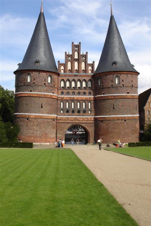 Holstentor in Lübeck by Leif Jensen