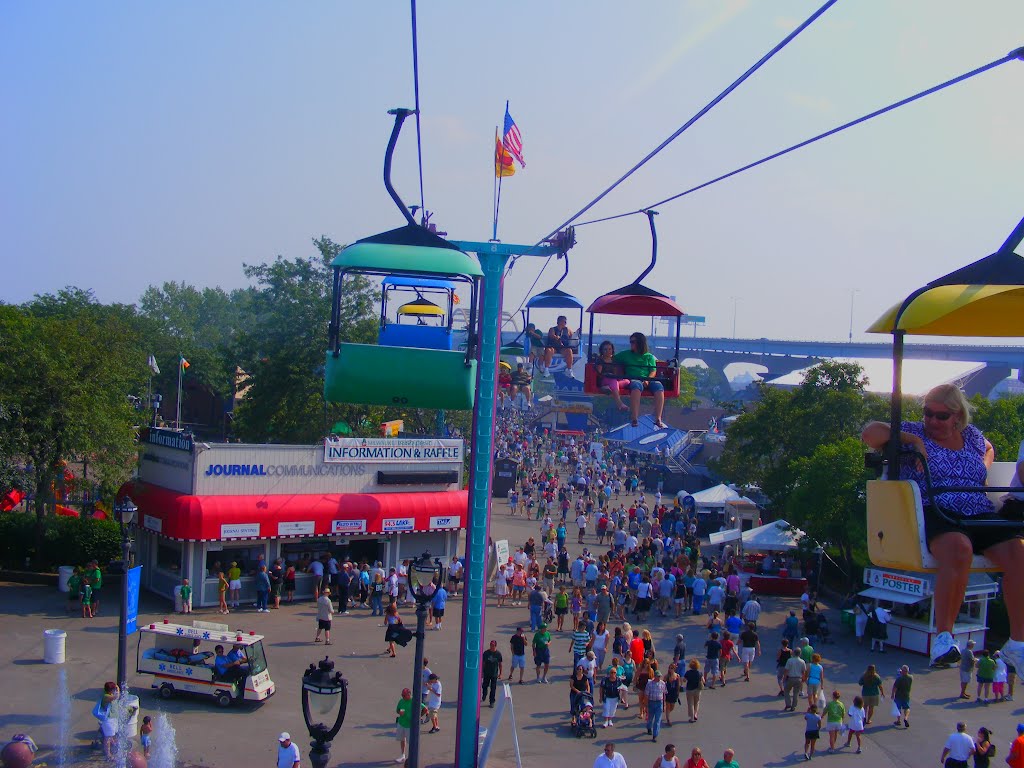 On the Sky Glider at Irish Fest by Corey Coyle