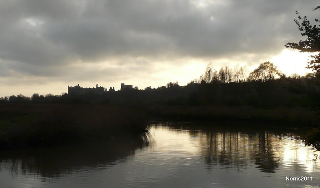 Arundel Castle Silhouette. by grumpylumixuser