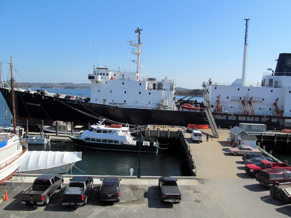 The training ship - "State of Maine". Maine Maritime Academy. Castine, Maine. by MementoMori