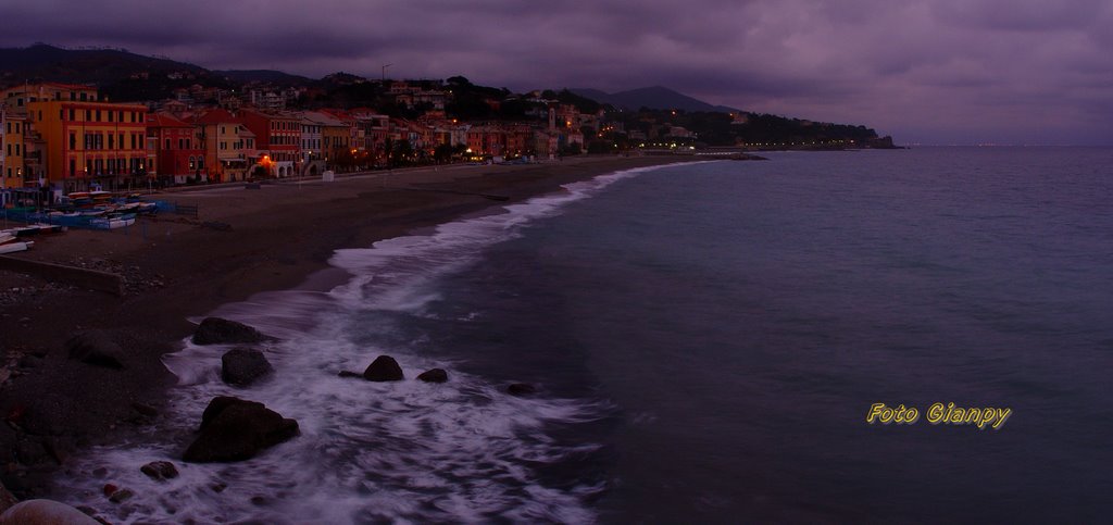 Tramonto a Celle Ligure 2007 - Savona by Gianpygd