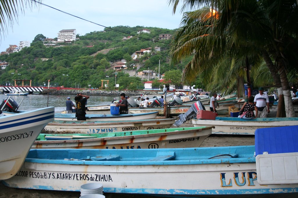 Zihuatanejo - Fishing Fleet by joseph.robert