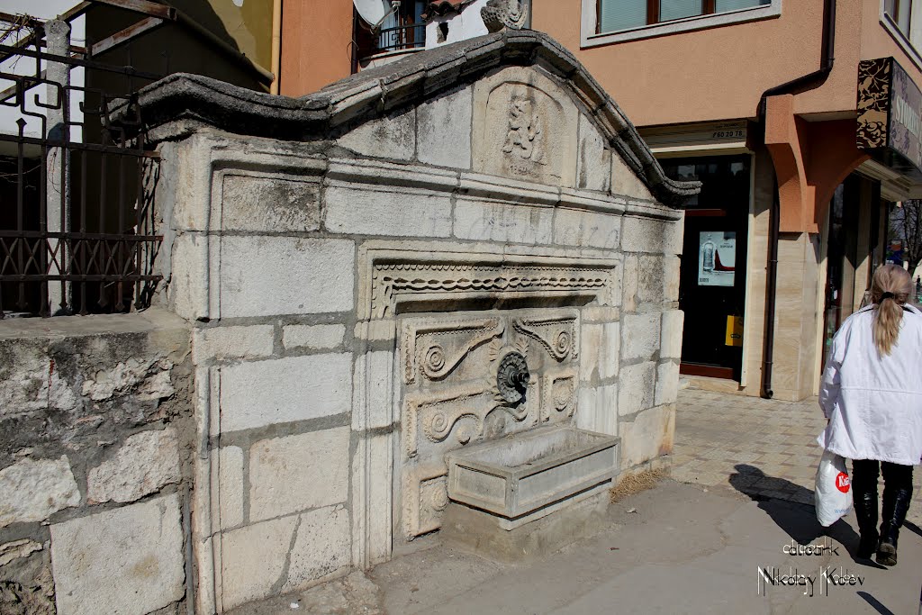 Old fountain in Dobrich, built 1864 by aticank