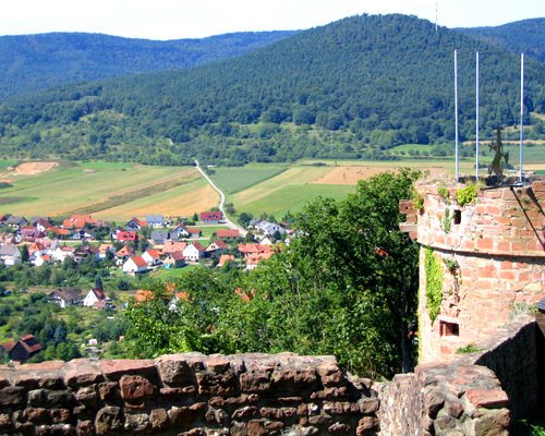 Freudenberg and the Baden/Bayern border by Corey Wood