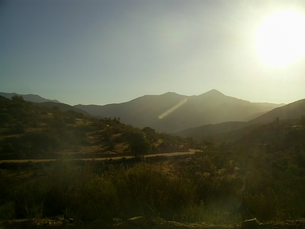 Paisaje bajando la cuesta a Cerro Viejo by Gerald Foxon